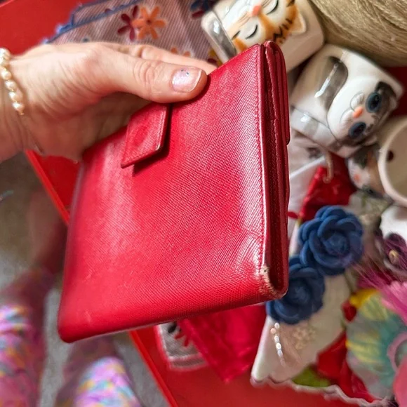 Prada Scarlet Red Wallet - Picture 13 of 17